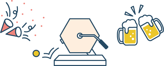 新入社員歓迎会のイラスト